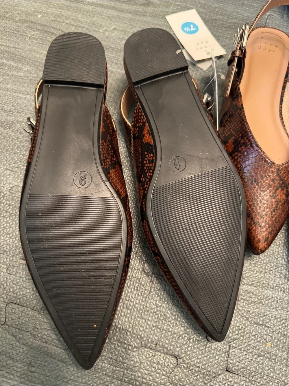 A New Day Women’s Victoria Shoes with Memory Foam Insole,- Dark Brown